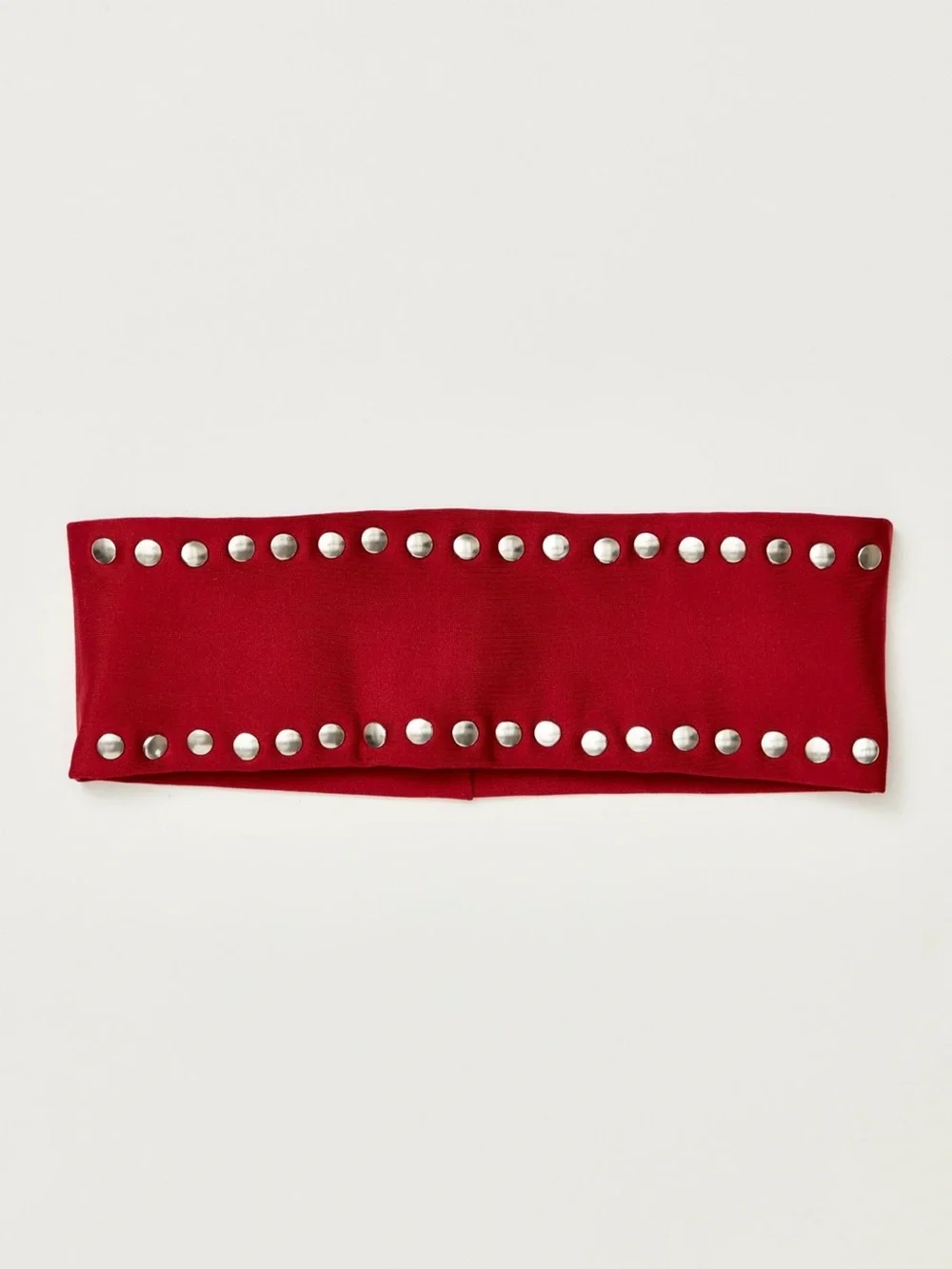 Free People Abbey red Studded Hair Bandeau